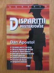 Dan Apostol - Disparitii misterioase