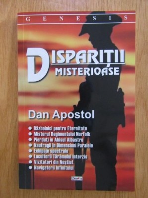 Dan Apostol - Disparitii misterioase foto