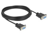 Cablu DELOCK D-Sub 9 pini 5m negru PVC cod 86826