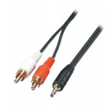 Cablu RCA la 3.5 mm JACK 2,5m lungime 49139