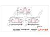 Dr!ve+ DP1010.10.0374 set placute frana,frana disc