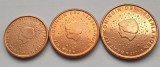 Mini set, 1, 2, 5 cents 2001 Olanda, unc, km#234-236, Europa