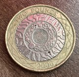 C50 - Moneda foarte veche - Anglia - 2 lire sterline - 2006