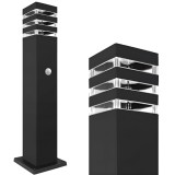 Lampa LED de exterior, inaltime 60 cm, unghi fascicul 360 grade, E27, negru