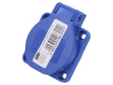 Conector de Alimentare AC 2P+PE 250V 16A Albastru