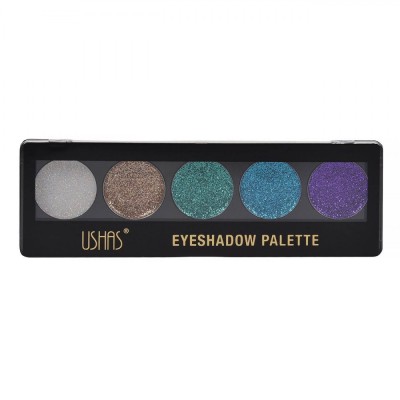 Fard de Ochi Glitter Ushas, 5 Culori, Capacitate 9g foto