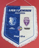 Fanion meci Feminin-fotbal FARUL CONSTANTA - POLI TIMISOARA (sezonul 2023-2024)