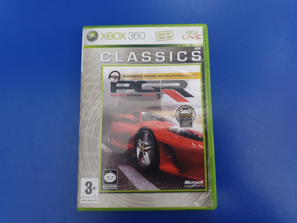 Project Gotham Racing PGR 3 joc XBOX 360 Curse auto moto