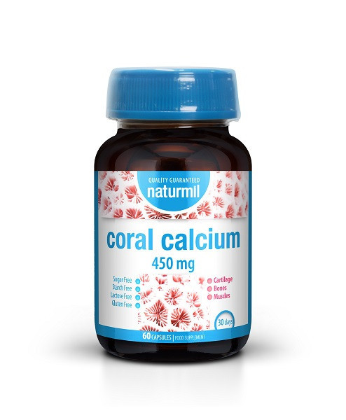 Naturmil coral calcium 450mg 60cps