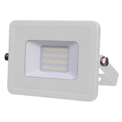 Reflector led smd 20w 6400k ip65 alb, cip samsung foto