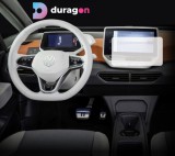 Folie Protectie Navigatie Volkswagen ID.3 2020-2023, Duragon, protectie Display Navigatie, silicon Transparent, Anti-zgarieturi, kit instalare