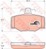 Set placute frana,frana disc NISSAN PRIMERA Hatchback (P11) (1996 - 2002) TRW GDB3092