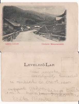 Lapfalva, Fluturica, ( granita Maramures- Bucovina )-clasica- Rara foto