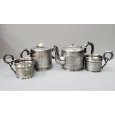 Patru piese pentru servit ceai, Fraget, Warsovia, cca. 1900