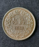 1/2 Franc 1958, Elvetia - A 3310