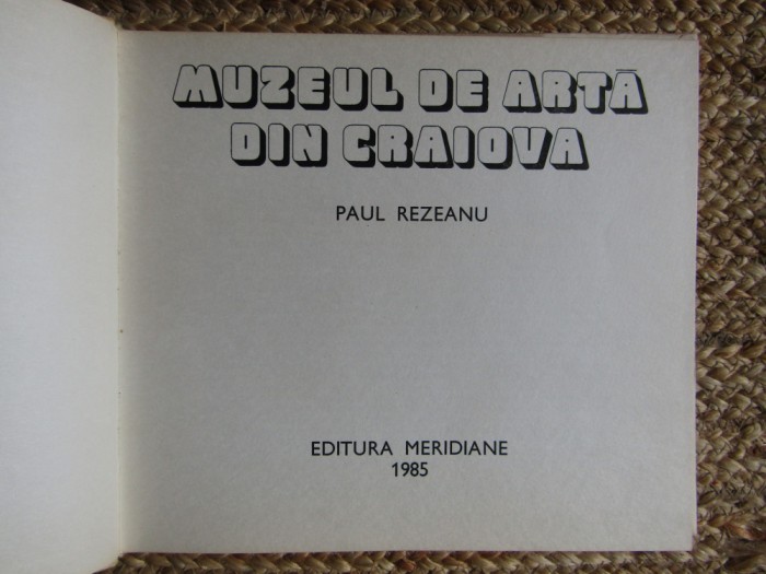 Muzeul De Arta Craiova - Paul Rezeanu