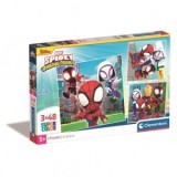 Puzzle Clementoni Spider-Man: Omul Paianjen 3x48 piese