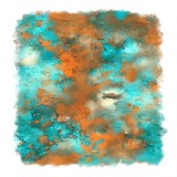 Cumpara ieftin Sticker decorativ Abstract, Verde, 55 cm, 11663ST, Oem