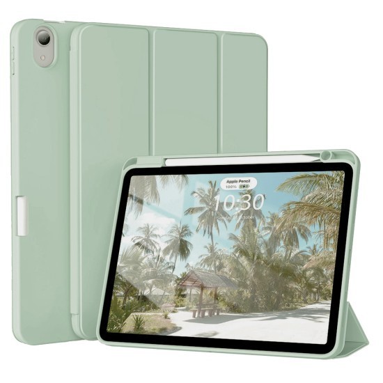Husa pentru iPad Air 4 (2020) / Air 5 (2022) - Techsuit Flex Trifold - Matcha Green