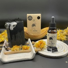 Set O&#039;Joba Ser pentru ten predispus la imperfectiuni si pete + Sapun de fata cu carbune vegetal, pentru piele predispusa la imperfectiuni si pete, O&#039;n