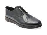 Pantofi eleganti ROGGERO negri, KBS1008, din piele naturala
