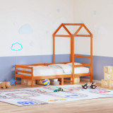VidaXL Acoperiș pat de copii, 118x70x176,5 cm, lemn masiv de pin