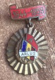 QW9 N 83 - Insigna - tematica diplomatie - Prietenia romano-sovietica la 15 ani de existenta - ARLUS - 1944 - 1959, Romania de la 1950