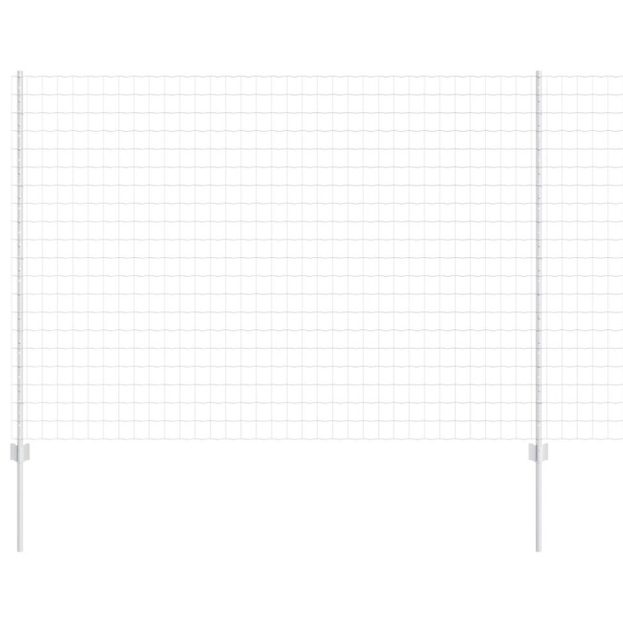 vidaXL &Icirc;ngrădire cu st&acirc;lpi Argintiu 1.5 x 10 m Oțel 3336220