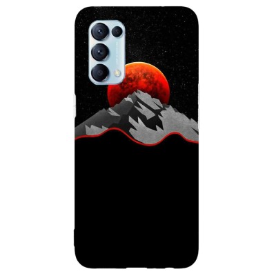 Husa compatibila cu Oppo A16 model Red Moon, Silicon, TPU, Viceversa foto