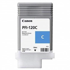 Cartus cerneala canon pfi-120c cyan capacitate 130ml pentru canon tm 200/205/300/305.