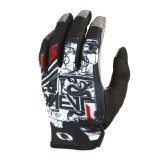 Cumpara ieftin Manusi Ciclism O&#039;Neal Mayhem Scarz V.22 - M/8.5, Negru-Alb-Rosu Ultimate FactoryBikes