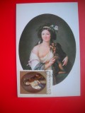 HOPCT MAXIMA ROMANIA NR 1124 PORTRETUL DOAMNEI D AUGUSSEAU / ELISABETH VIGEE LEBRUN -PICTURA