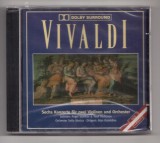 cd vivaldi sechs konzerte fur zwei violinen und orchester nou original sigilat in tipla carcasa clasica originala dolby surround cd german