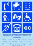 Panou pentru nevazatori cu text in braille pentru invatamant scolar