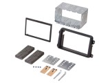 Cadru radio negru VW 2 ISO pentru modele VW diverse
