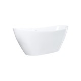 Cada de baie freestanding Leziter Lago, acrilica, alb lucios, 170 cm