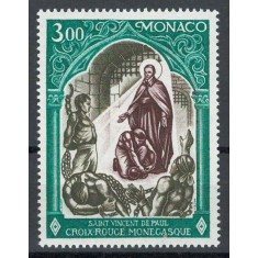 Monaco 1971 Mi 1013 MNH - Crucea Roșie din Monaco
