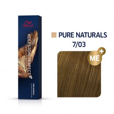 Vopsea de Par Wella Koleston Perfect Me + Pure Naturals 7/03, 60 ml