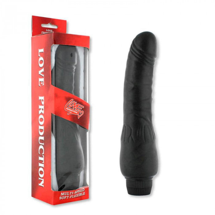 Vibrator Negru Perfect Pleasures [ 24 cm x 4 cm ]