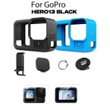 Husa silicon + protectie obiectiv + folii sticla display + usita GoPro Hero 13