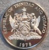 SV * Trinidad si Tobago ONE DOLLAR 1978 * PASAREA COCORICO * Tiraj = 4845 AUNC+, America Centrala si de Sud, Nichel