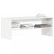 Gossi comoda tv, alb lucios, 100 x 40 x 40 cm, pal