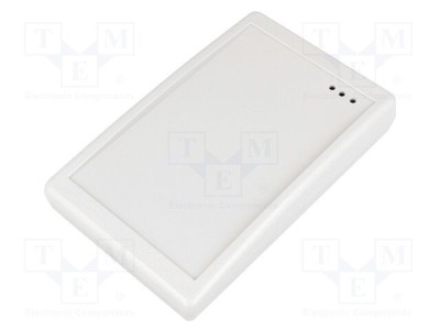 Cititor RFID NETRONIX 5V USB cu antenă și buzer 125kHz, 92x146x29mm, bej foto