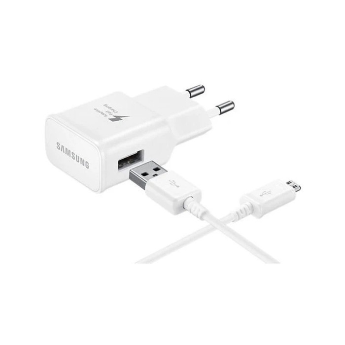 Alimentator USB A x1 retea fast charge+micro usb 0.8m