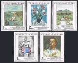 Cehoslovacia 1987 - Picturi, arta, Galeria Naționala, serie neuzata
