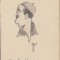 HST 180S Caricatura Virgil Madgearu anii 1930 Geo Dumitrescu semnata