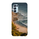 Husa compatibila cu Oppo Reno 4 Lite model Crashing Waves on Shore, Silicon, TPU, Viceversa