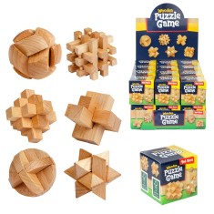 Joc Puzzle 3D din Lemn Toi Toys Diverse Modele Educative