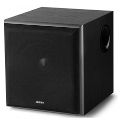 SUBWOOFER EDIFIER, RMS: 70W activ, 8&amp;quot; bass, RCA Line-in/Line-out, automatic stand-by, frecv. 38Hz-200Hz, MDF 21mm, black, &amp;quot; T5-BK&amp;quot; (timbru verde 4.00 foto