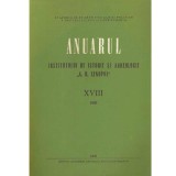 - Anuarul de istorie si arheologie &quot;A.D. Xenopol&quot; XVIII - 133792